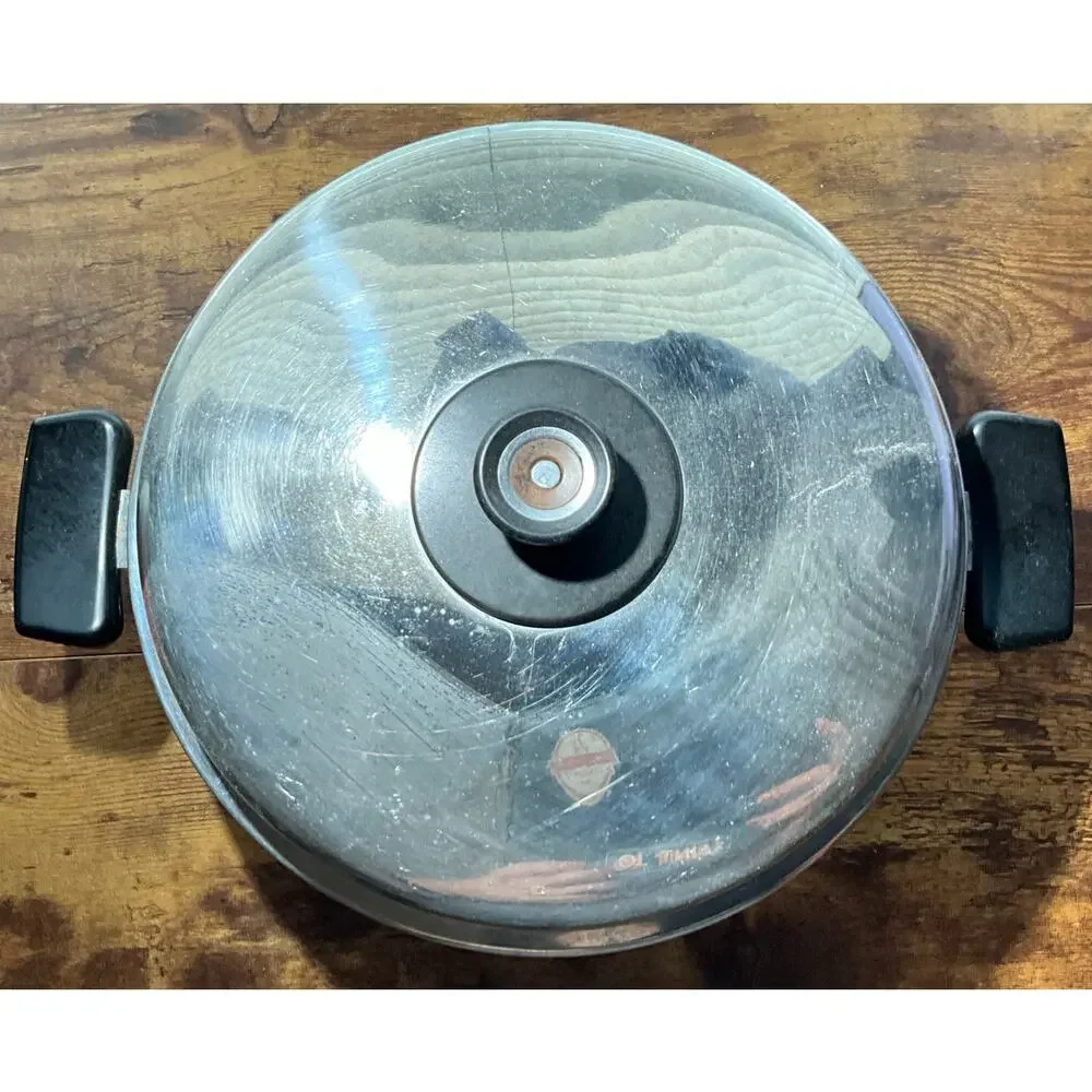 Vintage Revere Ware 1801 Stainless Steel Copper Core Stock Pot Dutch Oven